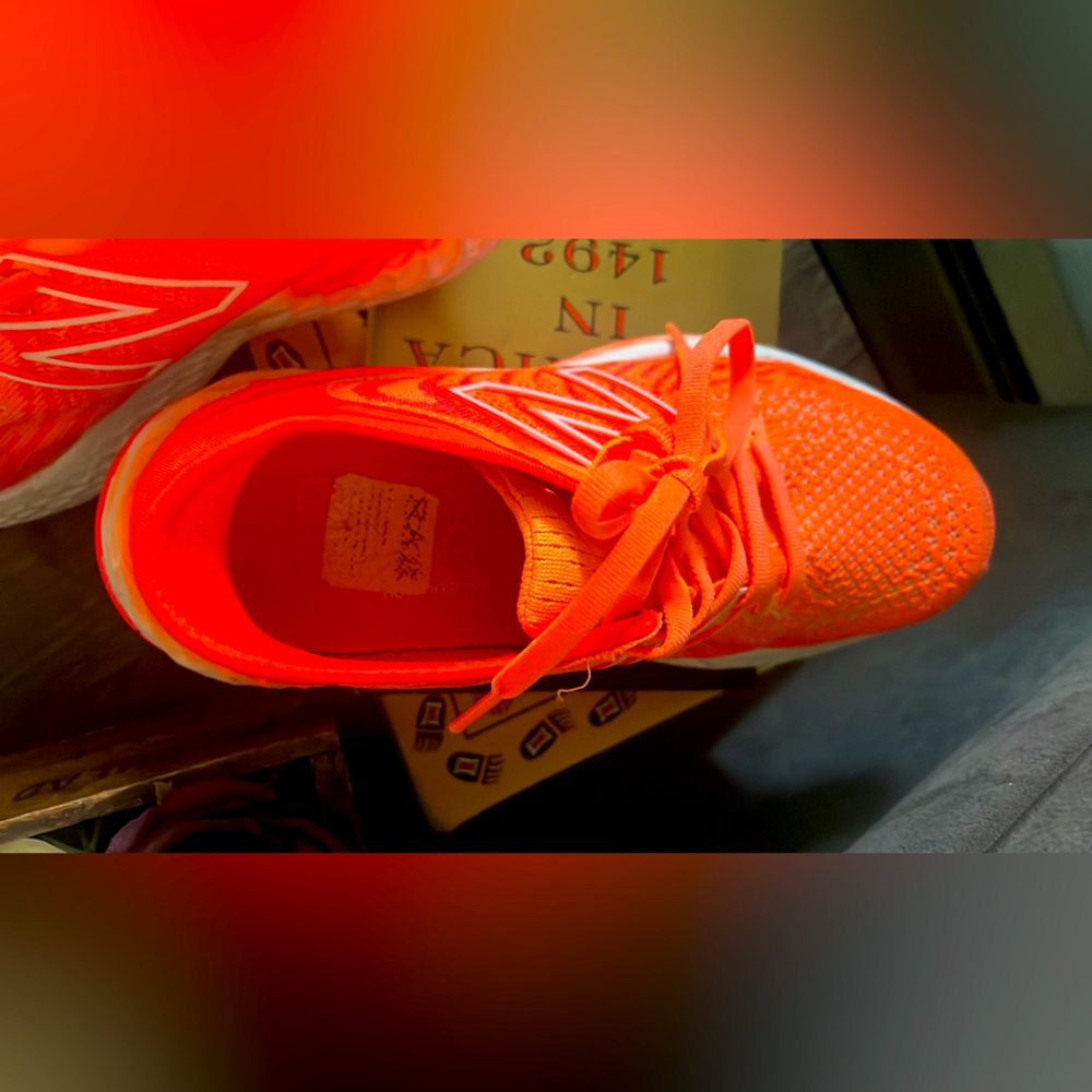 COPY - New balance orange gym shoes